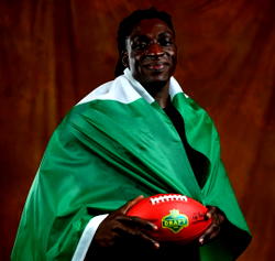 Meet Nigeria’s Uar Bernard, first African pathway player drafted in NFL