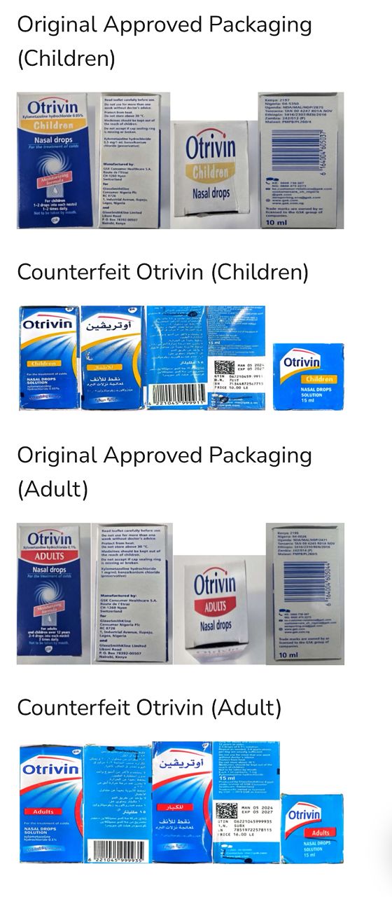 Counterfeit Otrivin floods market as NAFDAC orders urgent mop-up nationwide