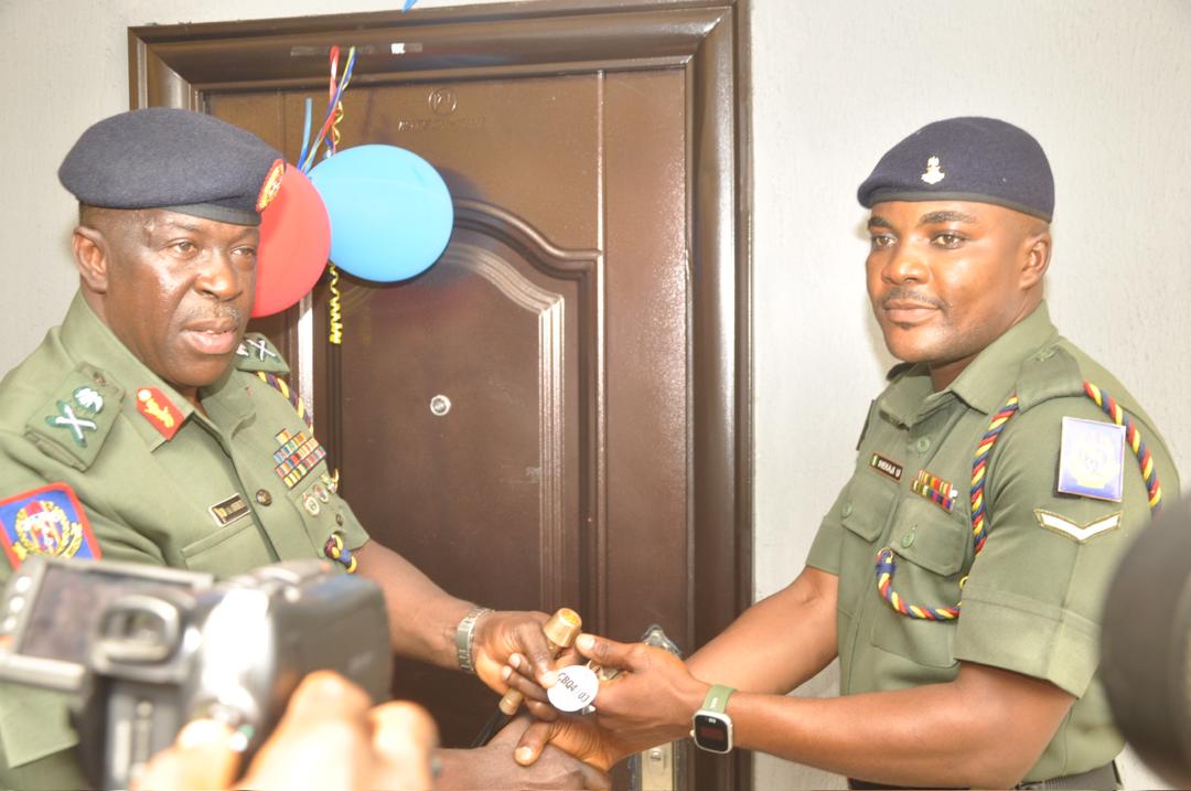COAS hands over Marda Barracks Housing to soldiers