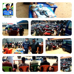 Police arrest five suspects, recover bus, 450 motorcycles in Imo
