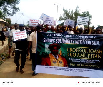 ‎’Leave our son alone’ – Amupitan’s kinsmen tell ‘distractors’