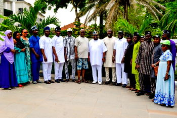 Ajadi meets Fijabi family in Ibadan, calls for PDP unity ahead of 2027 polls