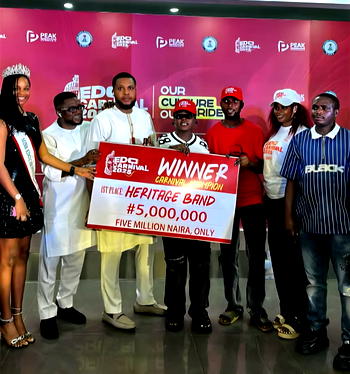 Edo Carnival 2025: Youths hail Governor Monday Okpebholo