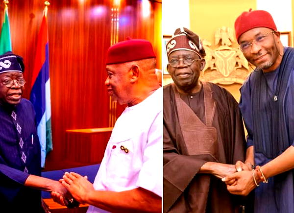 'Tinubu put me in charge of Abia APC' - Orji Kalu, Okezie Kalu claim