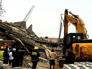 Police confirm building collapse in Abuja