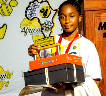 Meet Adeolu Oreofe, the Nigerian spelling queen that conquered Africa at age 14