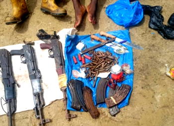 Ugborodo: Army recovers four A-k 47 rifles, arrest two in Ogidigben