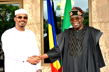 Tinubu, Chad president vow joint anti-terror offensive