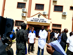 Photos: Tight security as Plateau arraigns suspects in Jos killings