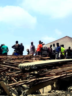 Photos: Five dead, 11 hospitalised as 3-storey building collapses in Abuja