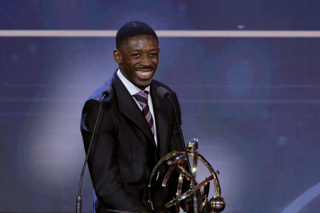 Dembele again voted best player in France