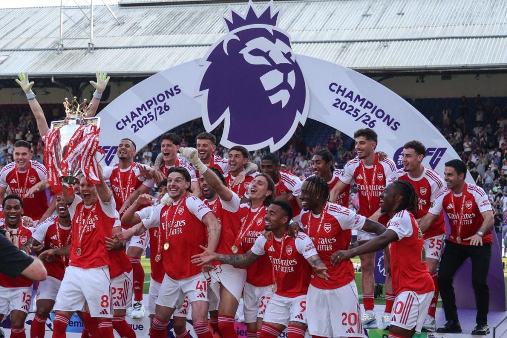 Photos: Arsenal lift Premier League trophy after 22 years