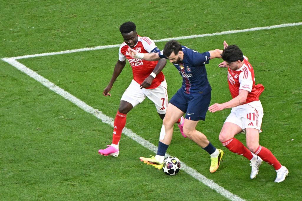 PSG and Arsenal go to extra time in Champions League final