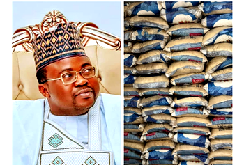 APM Senatorial Candidate Ajadi distributes over 500 bags of rice
