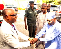 Photos: Atiku meets Amaechi after ADC presidential primary