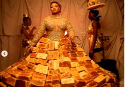 ‘AMVCA 500 loaves bread dress caused me injuries, tears’ – BBNaija’s Queen