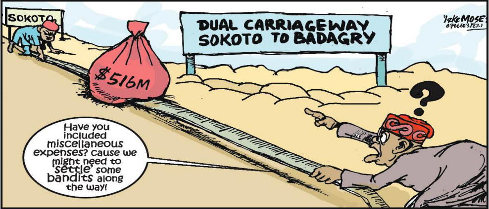 Cartoon: Add 'Bandits Allowance' to next budget