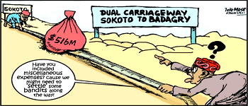 Cartoon: Add 'Bandits Allowance' to next budget