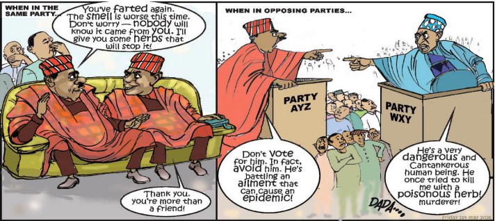 Cartoon: Birds of a feather…