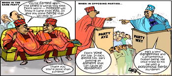 Cartoon: Birds of a feather...