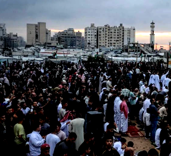 ‘No joy’: Gazans mark somber Eid in shadow of war