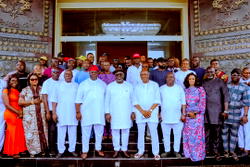PRESIDENTIAL PRIMARY: Oborevwori visits Emerhor, rallies massive votes for Tinubu 