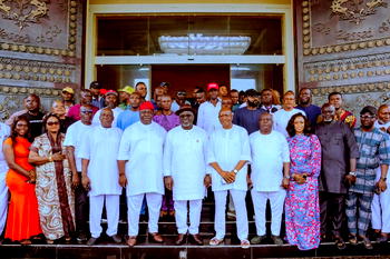 PRESIDENTIAL PRIMARY: Oborevwori visits Emerhor, rallies massive votes for Tinubu 