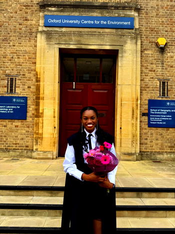 Cynthia Ezinne Ohaeri makes history at University of Oxford Smith School of Enterprise and the Environment