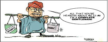 Cartoon: Gentleman? In Nigerian politics?