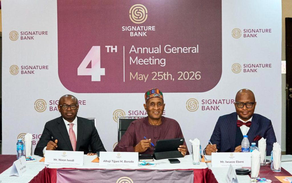 Signature Bank Projects Stronger 2025 Performance as Profit Climbs to ₦3.59 bn