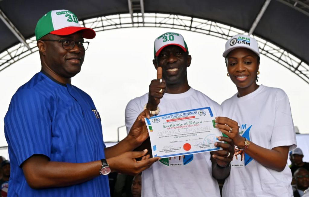 2027: APM affirms Adekanmbi as governorship candidate in Oyo