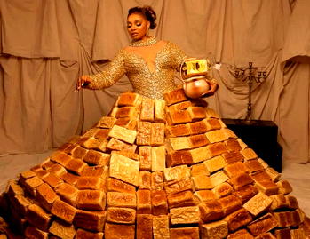AMVCA: BBNaija’s Queen sparks Guinness World Records buzz after bread outfit