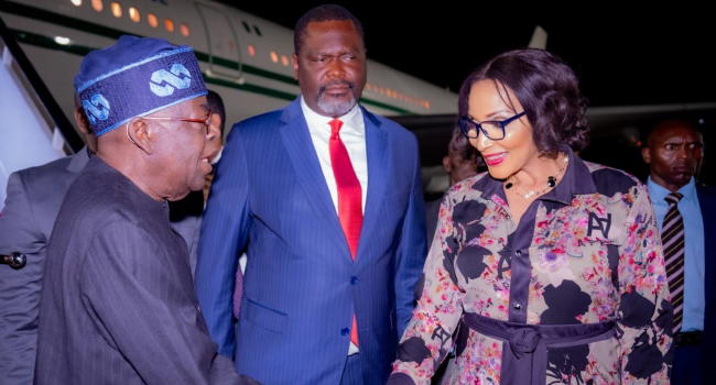 Tinubu arrives in Kenya for Africa Forward Summit