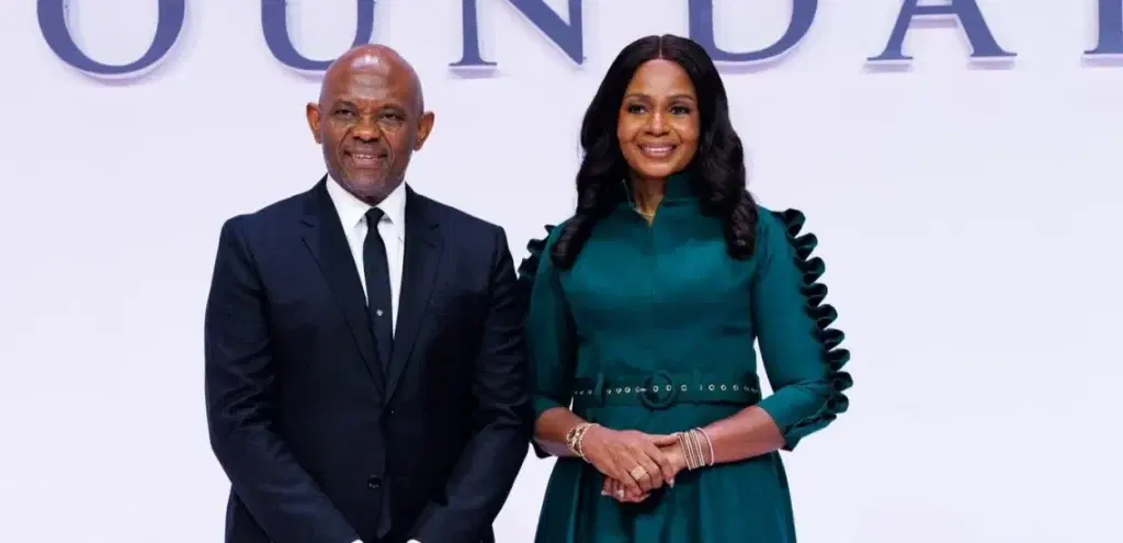 Tony Elumelu and wife
