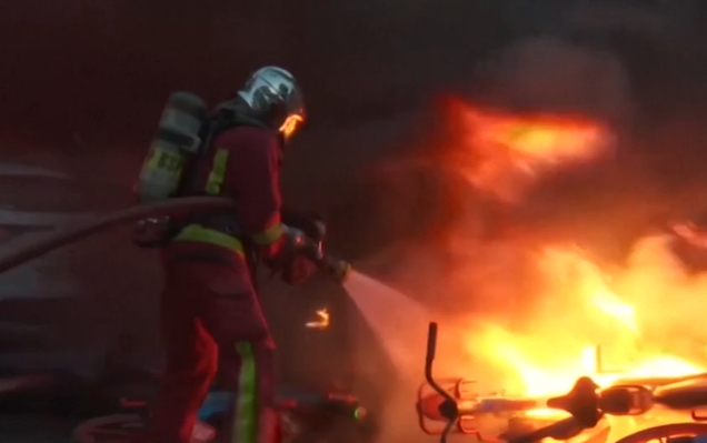 416 arrested in France after PSG’s Champions League victory celebrations turn violent