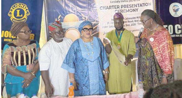 Lagos Ikoyi Elite Lions Club inaugurates FCFMT Leo Club