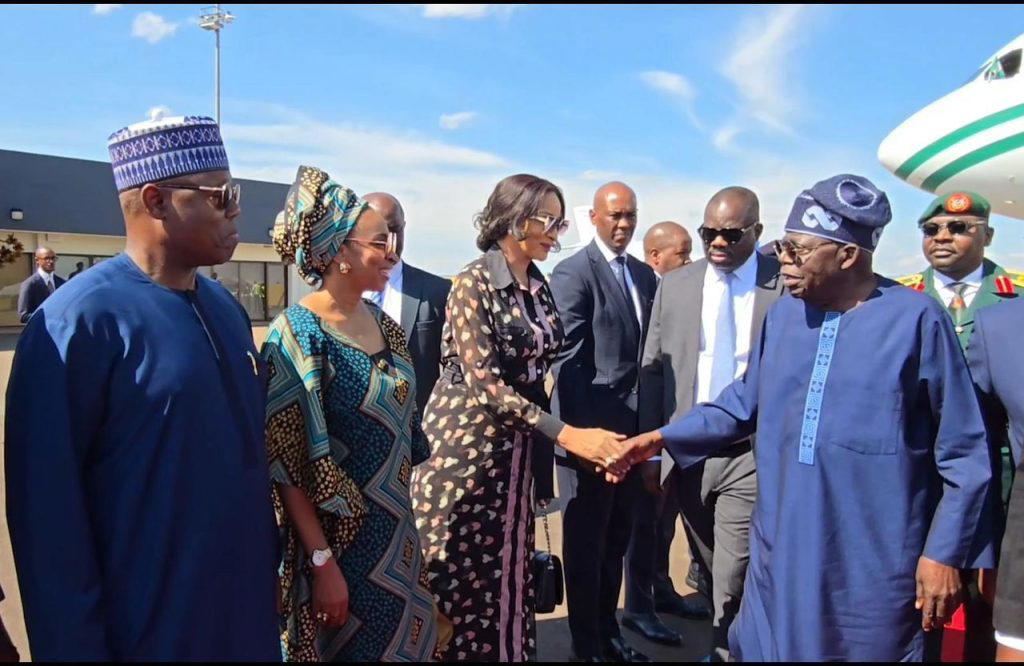 Tinubu arrives in Rwanda for Africa CEO Forum