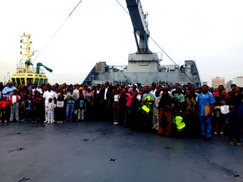 Nigerian Navy at 70: Hosts 1,500 civilians aboard warships to strengthen civil-military relations