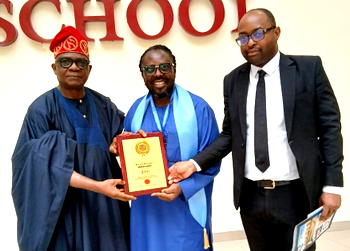 Lawal Africas honoured with AERMP Fellowship award