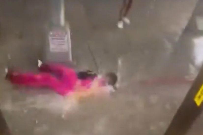 Woman swept away as flash floods paralyze New York City