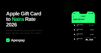 Apple Gift Card to Naira Rate in Nigeria (2026) – Full Price Guide
