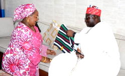 Avada Couture visits Ohinoyi of Ebiraland
