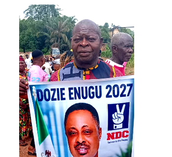 Supporters rally behind Dozie Ogenyi at NDC primaries in Enugu