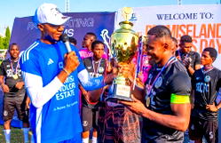 SEC, Customs shine as real estate firm celebrates workers with football tournament