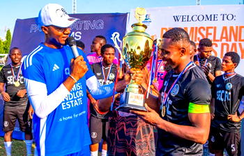 SEC, Customs shine as real estate firm celebrates workers with football tournament
