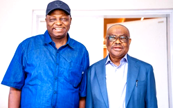 Wike meets APC nat’l chairman, Yilwatda amid Rivers screening controversy