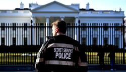 White House on lockdown as Secret Service agents shoot armed man