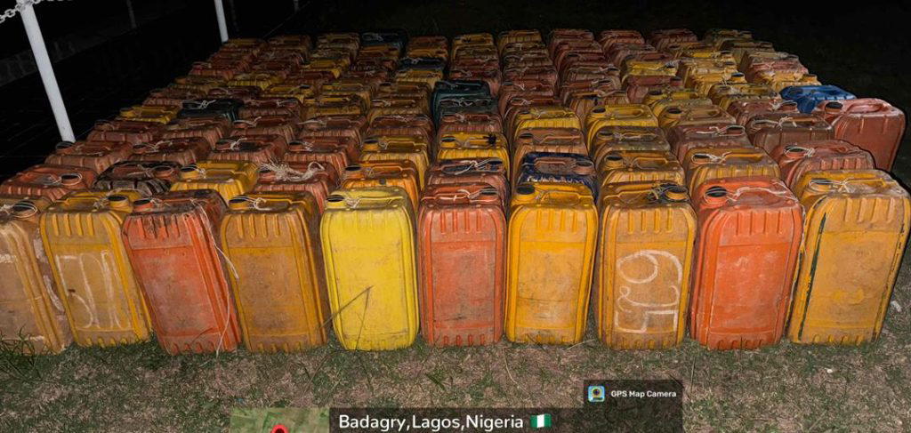 Navy Seizes 6,000 Liters of Smuggled Fuel in Lagos