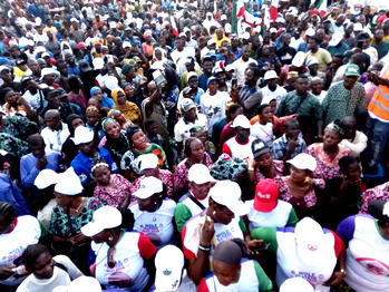 Ekiti Guber: Thousands rally behind Oluwole Oluyede in Ado, Ikere