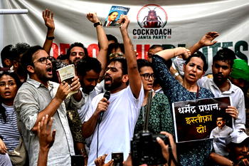 India tightens security ahead of ‘Cockroach Party’ protest